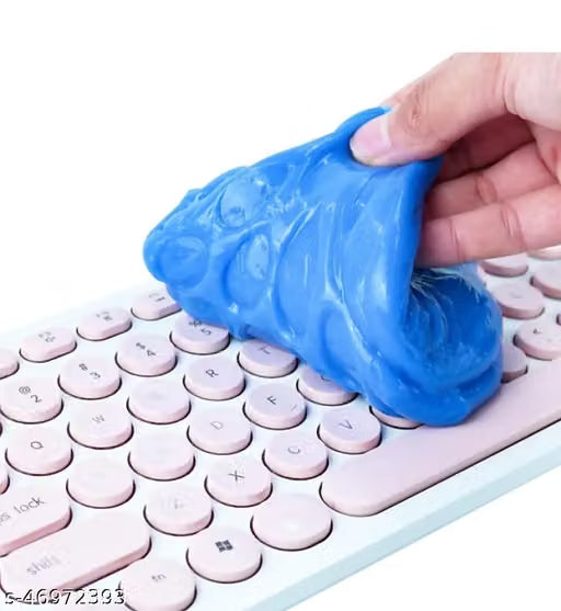 Glamsure Super Clean Car & Keyboard Cleaning Gel | Dust Cleaner Gel for Car AC Vent, Laptop & Electronics | Reusable Sticky Gel | Removes Dirt & Dust Easily(Pack of 2)